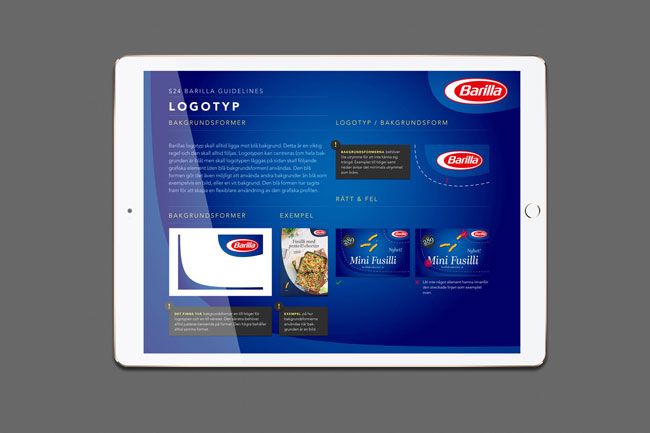 Barilla Foodservice guidelines