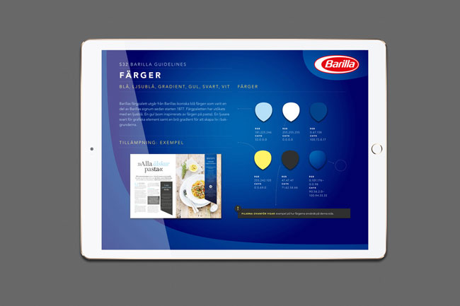 Barilla Foodservice guidelines