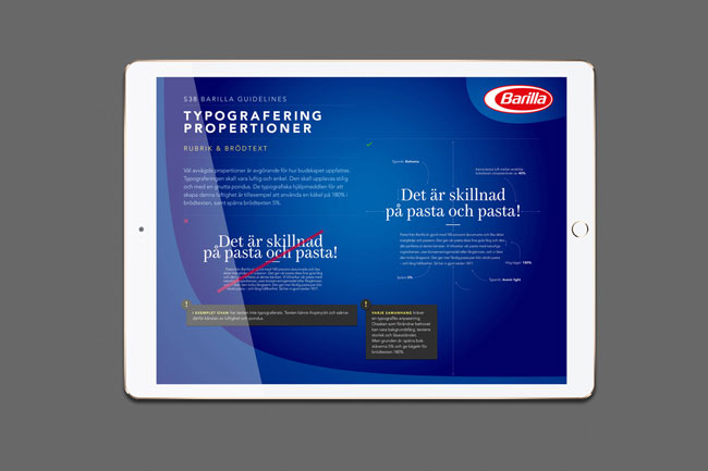 Barilla Foodservice guidelines