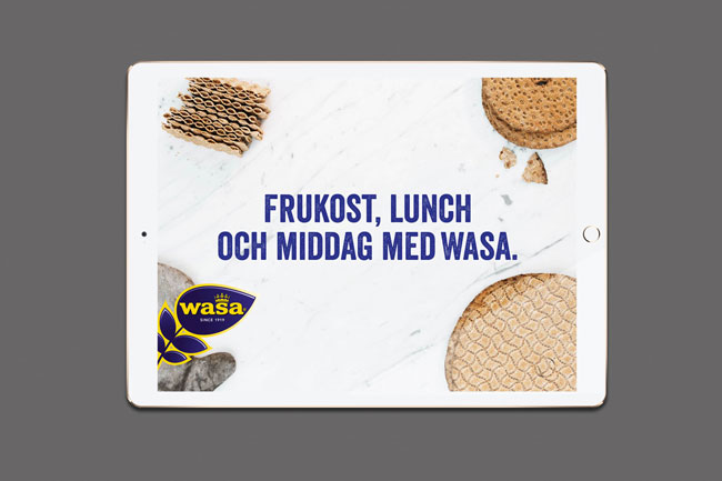 Digitalt säljmaterial för Wasa Knäckebröd