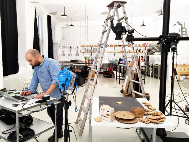 Plåtning miljöbild Wasa knäckebröd